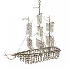 French 1970s Galleon Chandelier - 2880377