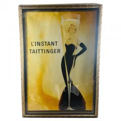 French 1980s Publicic Conseil Linstant Taittinger Poster - 2873055