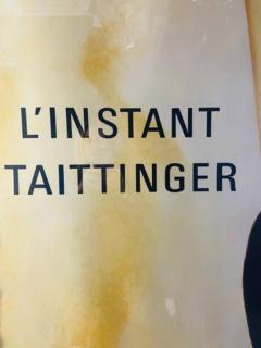French 1980s Publicic Conseil Linstant Taittinger Poster - 2873063