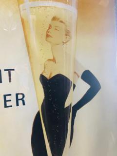 French 1980s Publicic Conseil Linstant Taittinger Poster - 2873259