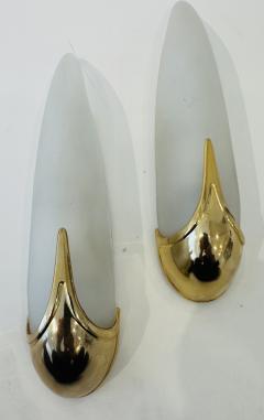 French 1980s Space Age Wall Lamps - 4150499