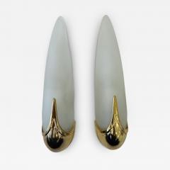 French 1980s Space Age Wall Lamps - 4151877