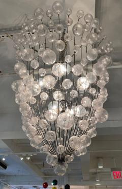 French 1990s Custom Large Bubble Chandelier - 2037774