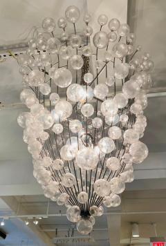 French 1990s Custom Large Bubble Chandelier - 2037776