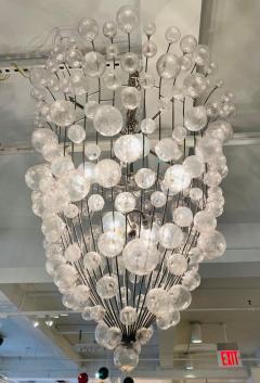 French 1990s Custom Large Bubble Chandelier - 2037783