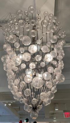 French 1990s Custom Large Bubble Chandelier - 2037785