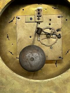 French 19th 20th Century Bronze Cartel Clock Figural Dore  - 2821393