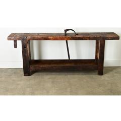 French 19th Century Beech Artisan Workbench - 3856250