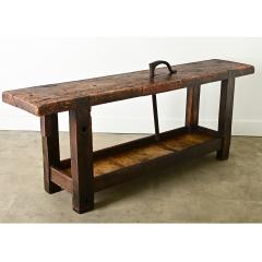 French 19th Century Beech Artisan Workbench - 3856355