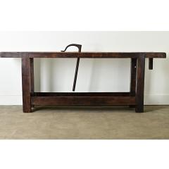 French 19th Century Beech Artisan Workbench - 3856401