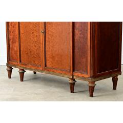 French 19th Century Birdseye Maple and Marble Top Buffet - 4811866