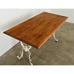 French 19th Century Bistro Table with Oak Top - 3870153