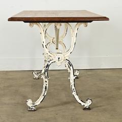 French 19th Century Bistro Table with Oak Top - 3870221
