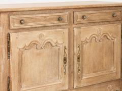 French 19th Century Bleached Oak Buffets with Floral Details a Pair - 2303870