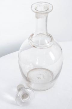 French 19th Century Blown Glass Lidded Calvados Decanter - 1320371