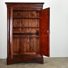 French 19th Century Bookmatched Mahogany Louis Philippe Armoire - 4317070