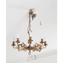 French 19th Century Brass Chandelier - 2646699