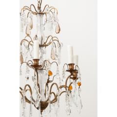 French 19th Century Brass Crystal Chandelier - 3510770