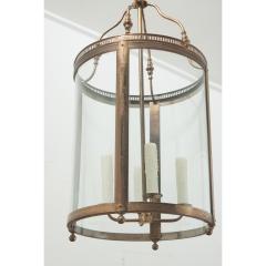 French 19th Century Brass Glass Lantern - 3484998