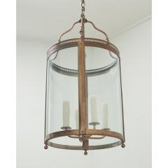 French 19th Century Brass Glass Lantern - 3485022