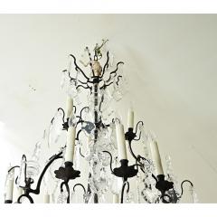 French 19th Century Bronze Crystal Chandelier - 3627142