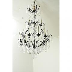 French 19th Century Bronze Crystal Chandelier - 3627266