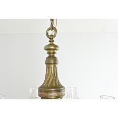 French 19th Century Bronze Glass Chandelier - 4442287