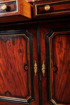 French 19th Century Buffet Enfilade with Marble Top Royal Rouge of Languedoc - 1574660