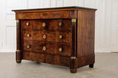 French 19th Century Burl Mahogany Empire Commode - 1547299