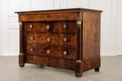 French 19th Century Burl Mahogany Empire Commode - 1547303