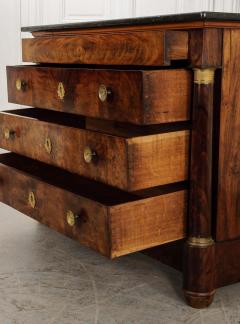 French 19th Century Burl Mahogany Empire Commode - 1547304