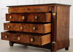 French 19th Century Burl Mahogany Empire Commode - 1547305