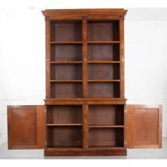 French 19th Century Burl Walnut Inlay Bibliotheque - 1978130