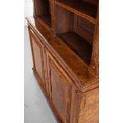 French 19th Century Burl Walnut Inlay Bibliotheque - 1978144