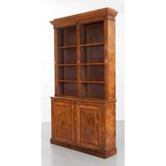 French 19th Century Burl Walnut Inlay Bibliotheque - 1978155