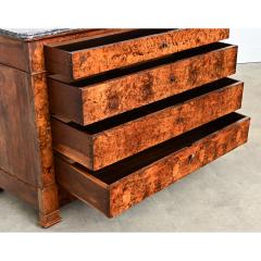 French 19th Century Burl Walnut Louis Philippe Commode - 4688382