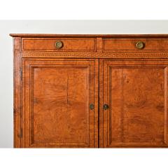 French 19th Century Burl Wood Greek Key Enfilade - 3877340