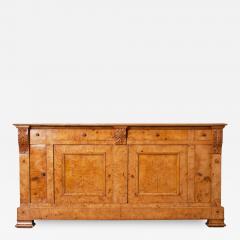 French 19th Century Burled Elmwood Biedermeier Buffet - 1395311