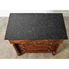 French 19th Century Burled Mahogany Empire Commode - 4488789