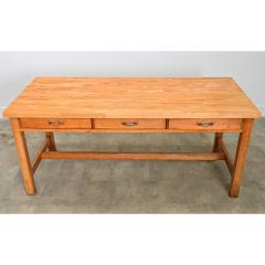 French 19th Century Butcher Block Dining Work Table - 4606830