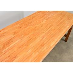 French 19th Century Butcher Block Dining Work Table - 4606831
