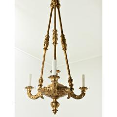 French 19th Century Carved Giltwood Chandelier - 3772742
