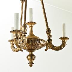 French 19th Century Carved Giltwood Chandelier - 3772743