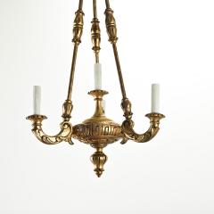 French 19th Century Carved Giltwood Chandelier - 3772751