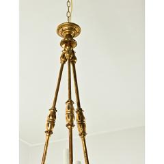 French 19th Century Carved Giltwood Chandelier - 3772754