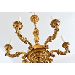 French 19th Century Carved Giltwood Chandelier - 4558251