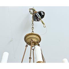 French 19th Century Carved and Painted Chandelier - 4798168