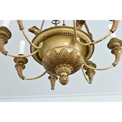 French 19th Century Carved and Painted Chandelier - 4798174