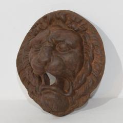 French 19th Century Cast Iron Lion Fountain Head - 4108984