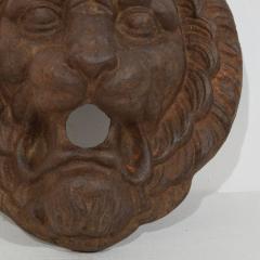 French 19th Century Cast Iron Lion Fountain Head - 4108989